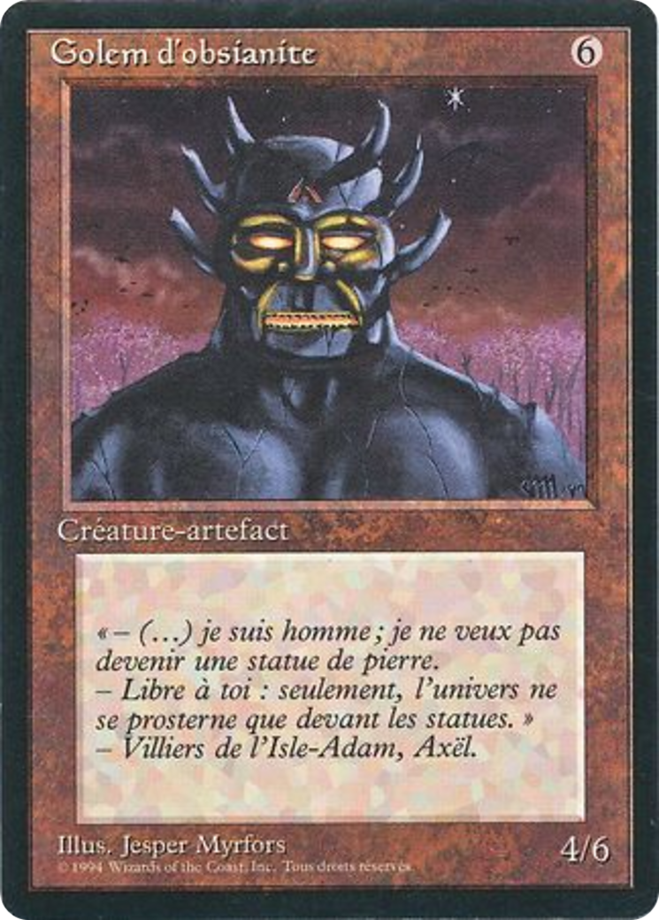 Obsianus Golem (FBB-268) [Foreign Black Border]