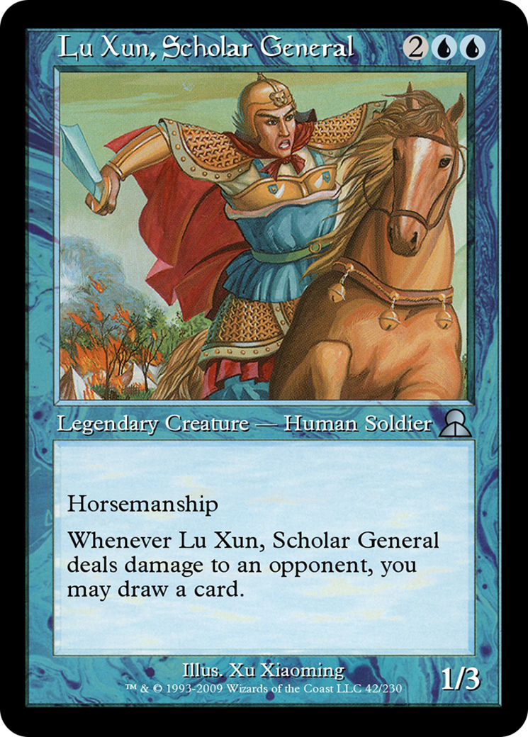 Lu Xun, Scholar General (ME3-042) [Masters Edition III] Foil