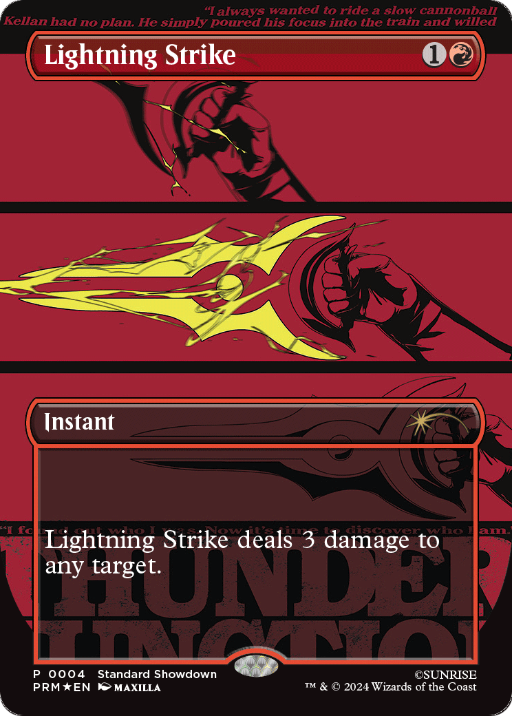 Lightning Strike (PCBB-004) (Borderless) [Cowboy Bebop] Foil