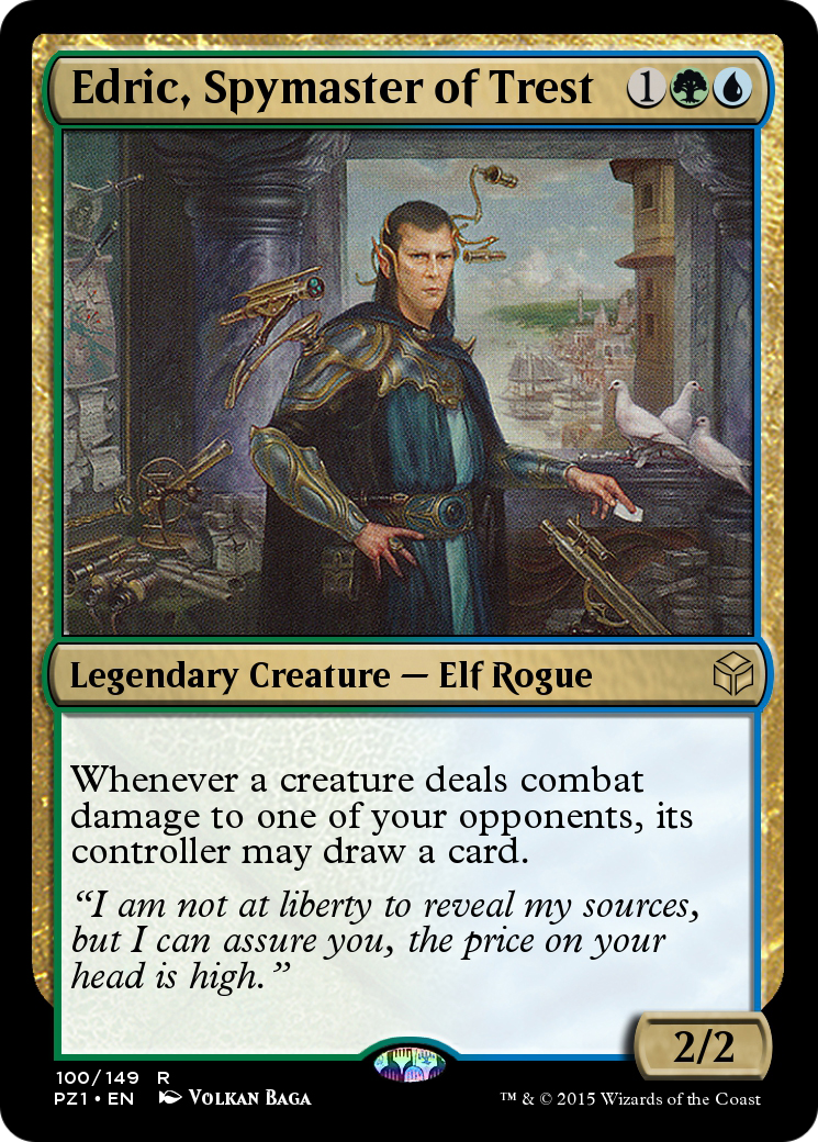 Edric, Spymaster of Trest (PZ1-100) [Legendary Cube Prize Pack] Foil