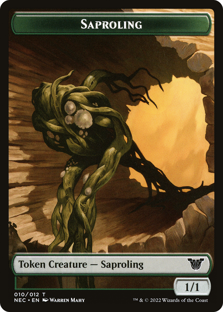 Saproling (TNEC-010) [Neon Dynasty Commander Tokens]