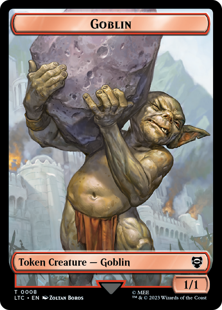 Goblin (TLTC-008) [Tales of Middle-earth Commander Tokens]