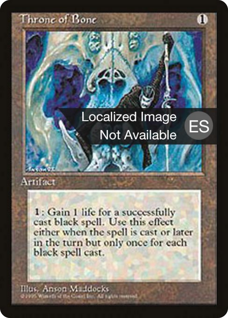 Throne of Bone (4BB-353) [Fourth Edition Foreign Black Border]