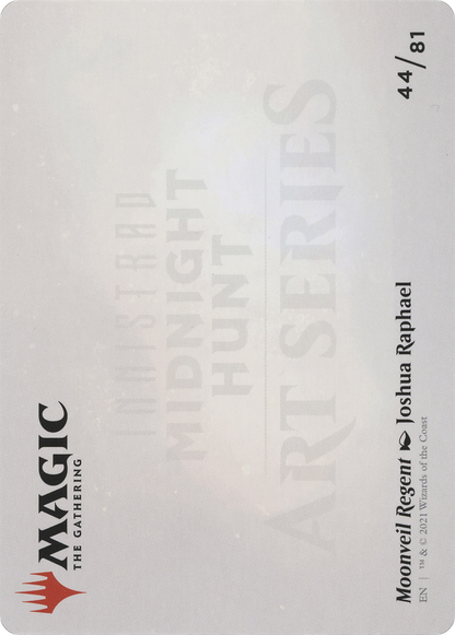 Moonveil Regent // Moonveil Regent (AMID-044) (Borderless) [Midnight Hunt Art Series] Foil