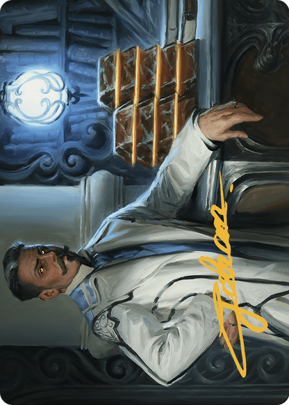 Baron Bertram Graywater // Baron Bertram Graywater (AOTJ-019) (Borderless) [Outlaws of Thunder Junction Art Series] Foil
