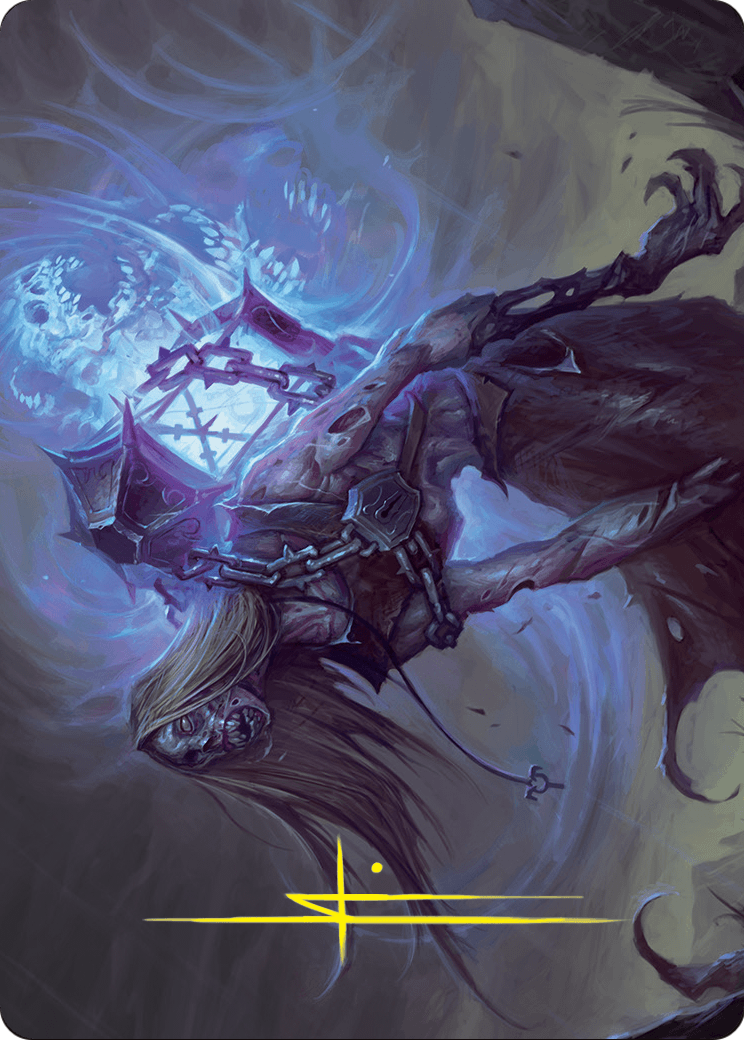 Soul-Shackled Zombie // Soul-Shackled Zombie (AFDN-009) (Borderless) [Foundations Art Series] Foil
