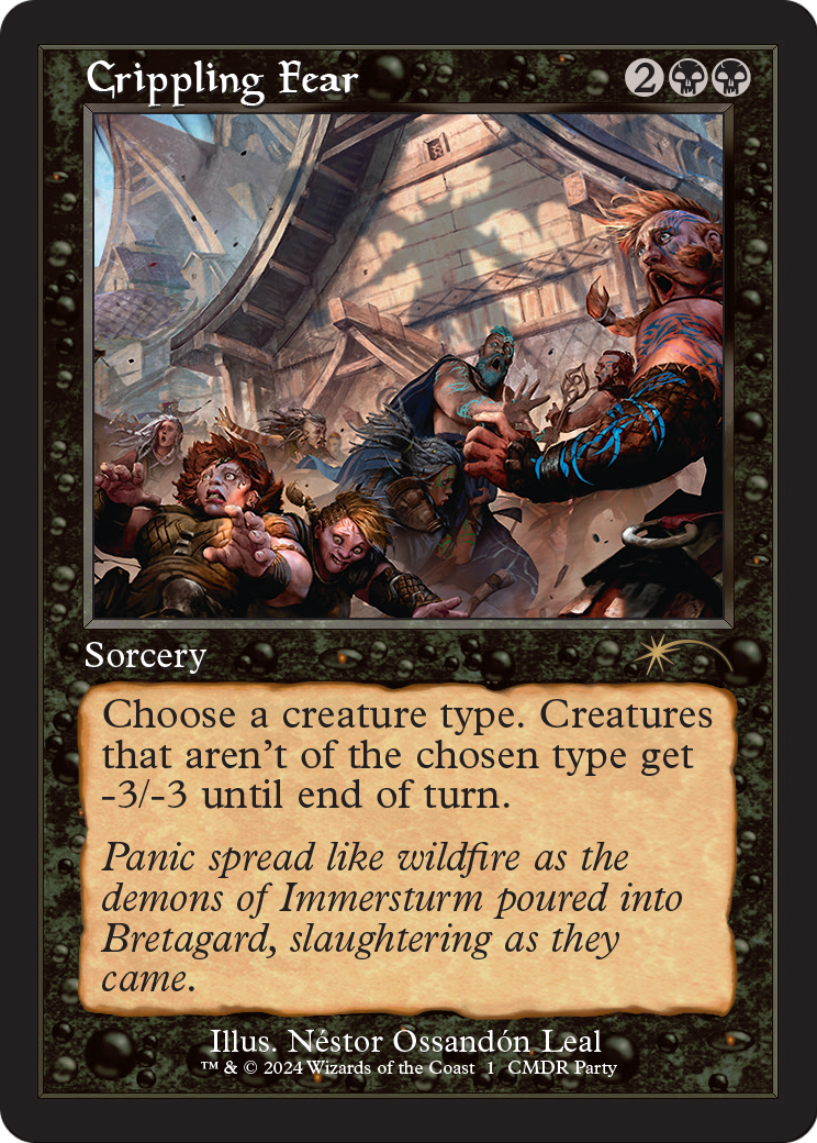 Crippling Fear (PW24-017) [Wizards Play Network 2024] Foil