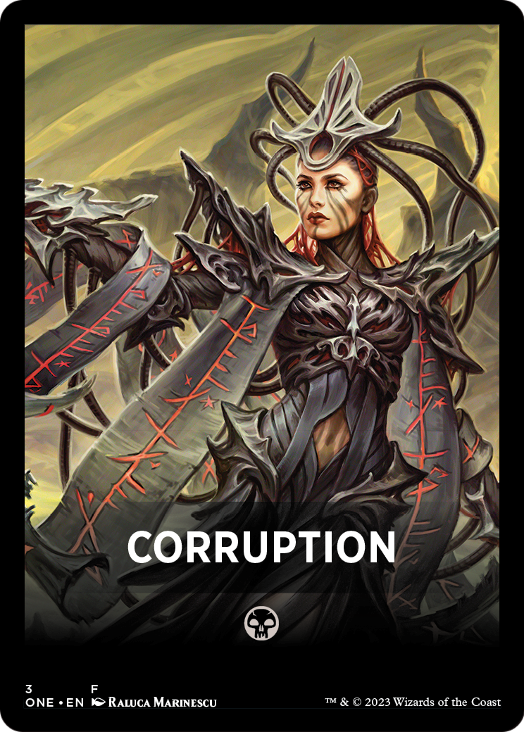 Corruption (FONE-003) [Phyrexia: All Will Be One Jumpstart Front Cards]