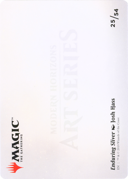 Enduring Sliver // Enduring Sliver (AMH1-025) (Borderless) [Modern Horizons Art Series]