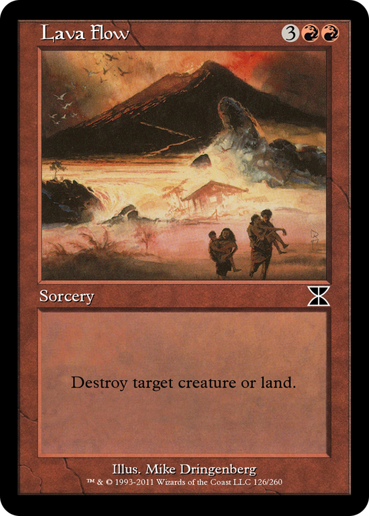 Lava Flow (ME4-126) [Masters Edition IV] Foil