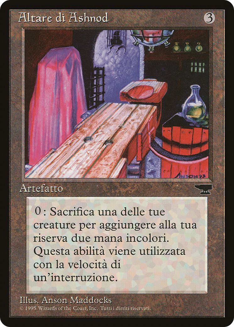 Ashnod's Altar (Italian) - "Altare di Ashnod" (REN-101) [Rinascimento]
