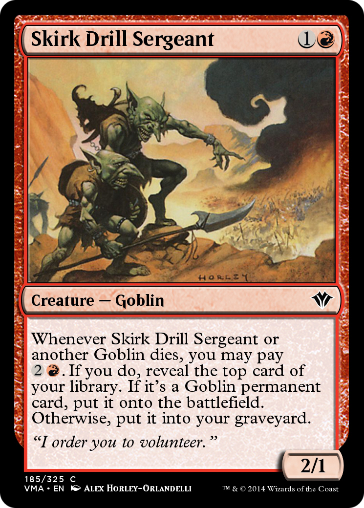 Skirk Drill Sergeant (VMA-185) [Vintage Masters]