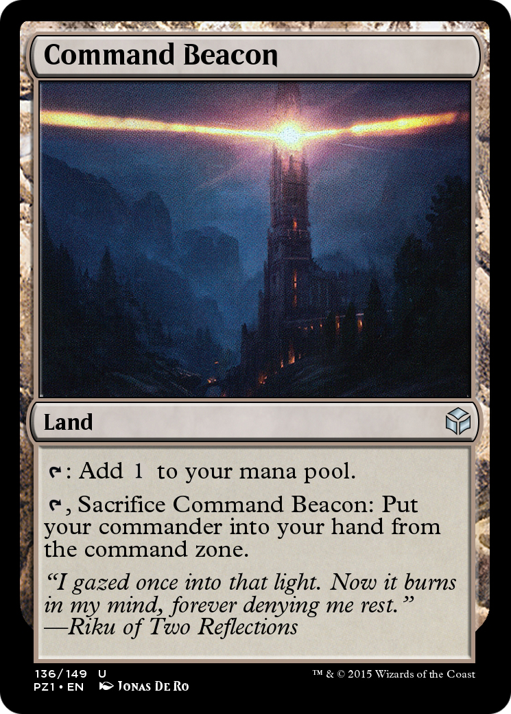 Command Beacon (PZ1-136) [Legendary Cube Prize Pack] Foil