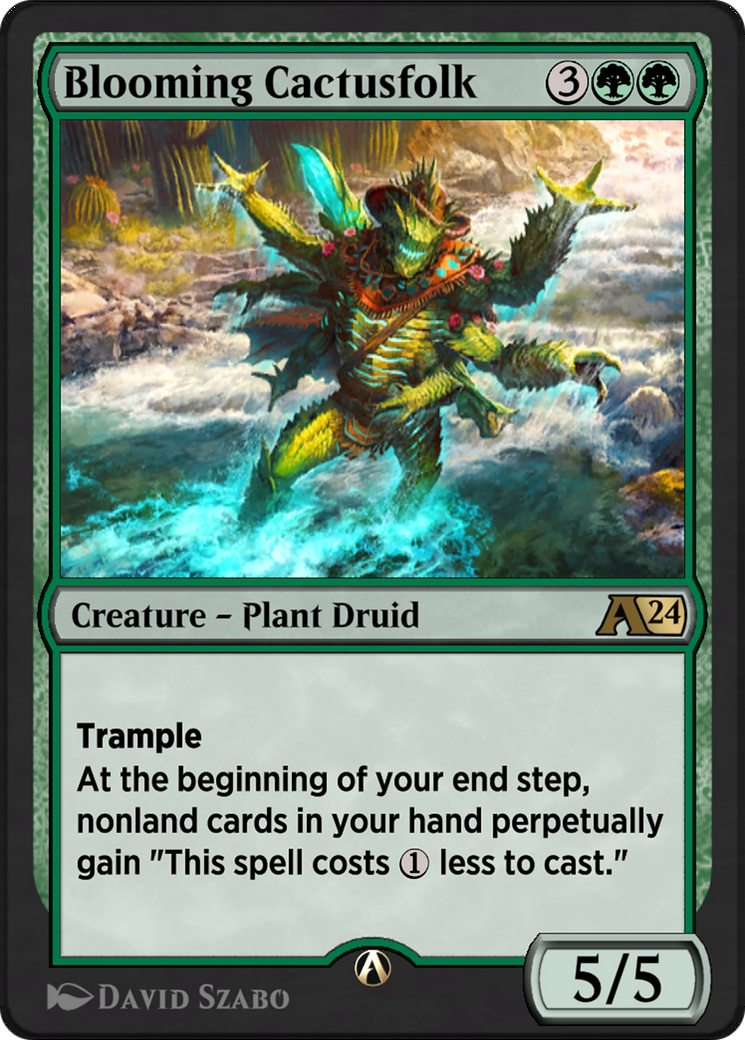 Blooming Cactusfolk (YOTJ-016) [Alchemy: Outlaws of Thunder Junction]