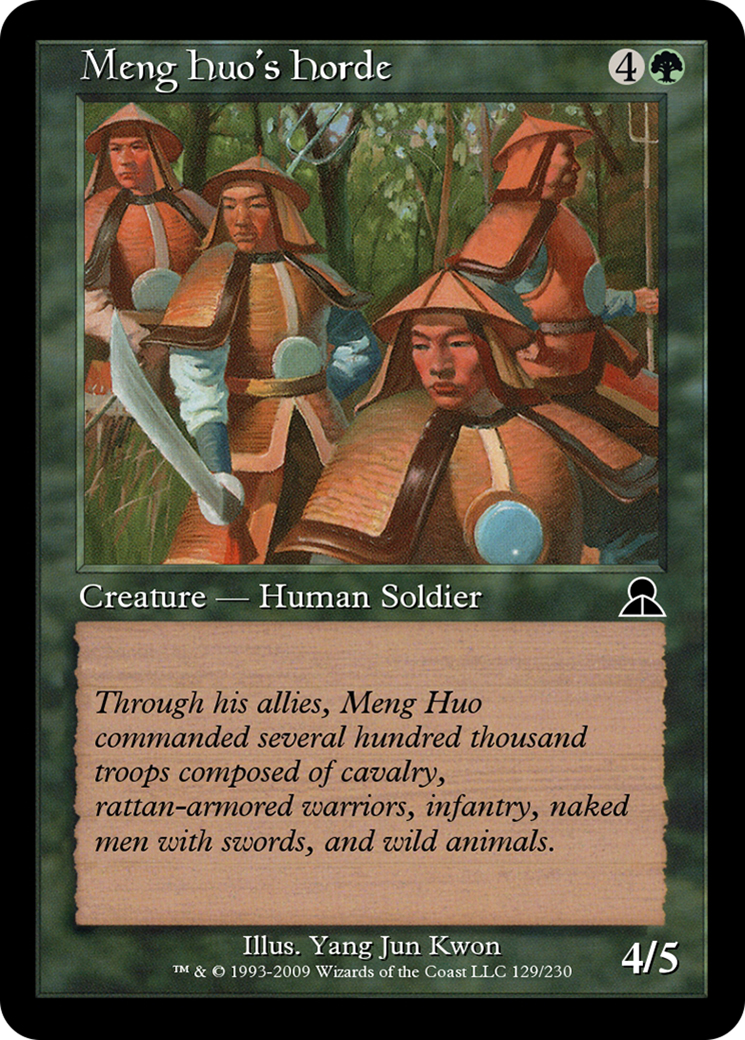 Meng Huo's Horde (ME3-129) [Masters Edition III]