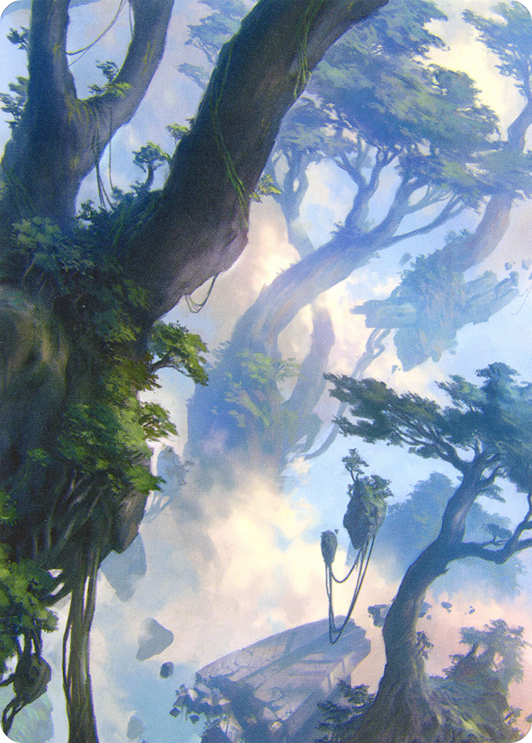 Forest // Forest (AZNR-019) (Borderless) [Zendikar Rising Art Series]