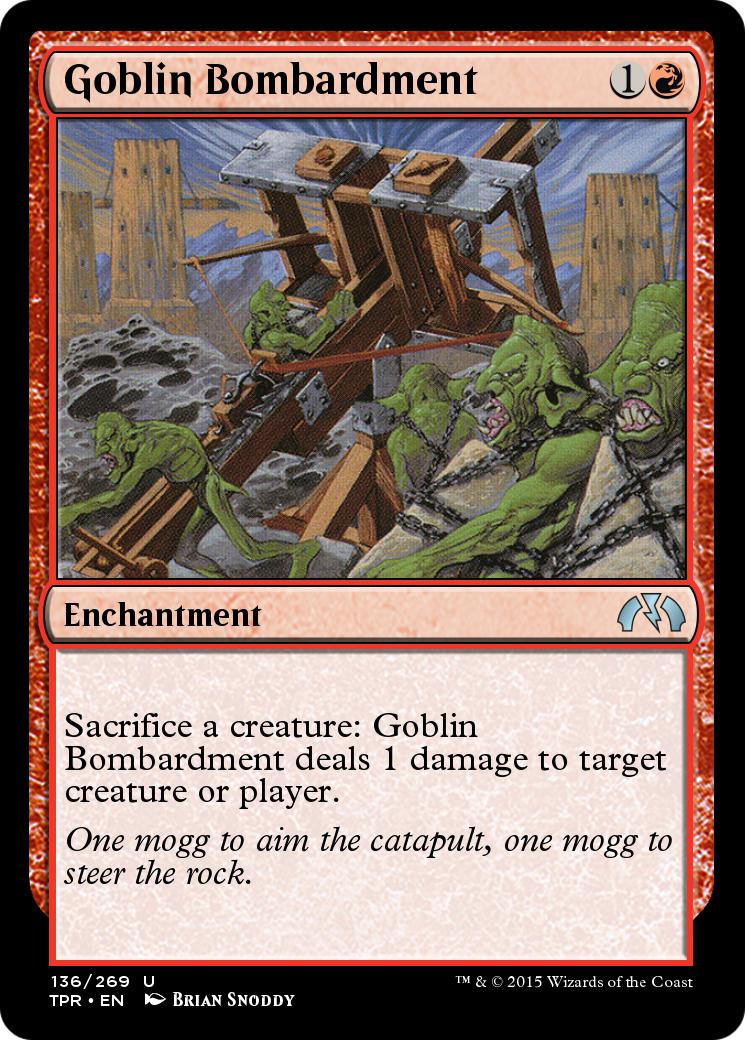 Goblin Bombardment (TPR-136) [Tempest Remastered] Foil
