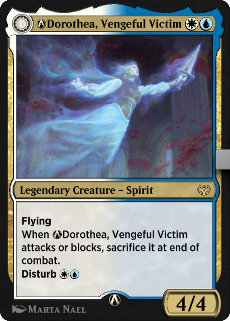 A-Dorothea, Vengeful Victim // A-Dorothea's Retribution (VOW-A-235) [Innistrad: Crimson Vow]