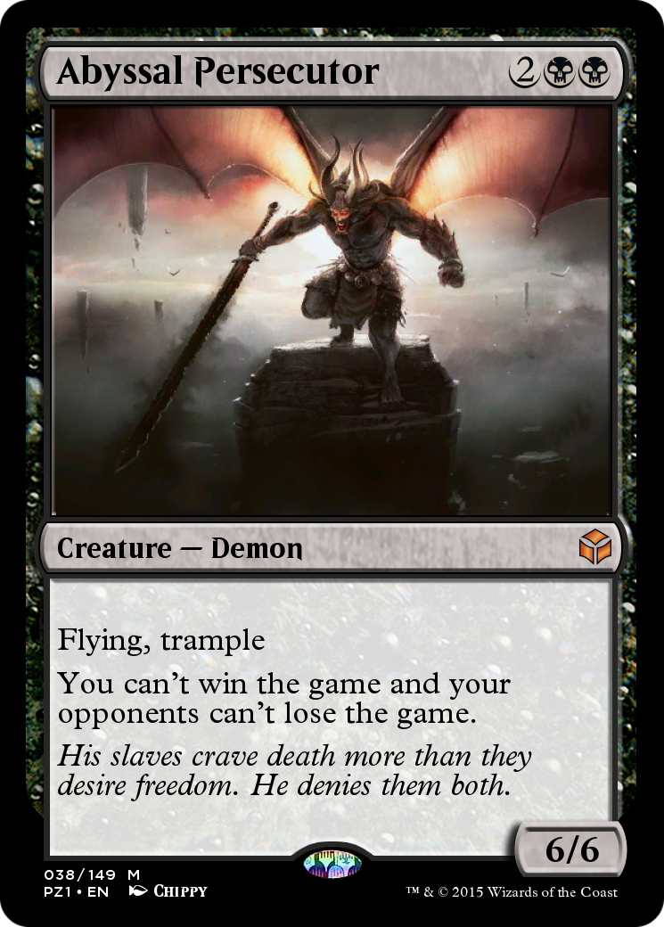Abyssal Persecutor (PZ1-038) [Legendary Cube Prize Pack]
