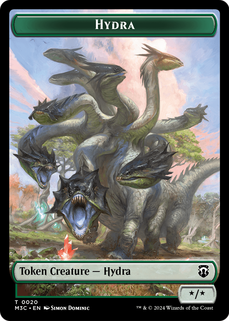 Hydra (TM3C-020) [Modern Horizons 3 Commander Tokens] Foil