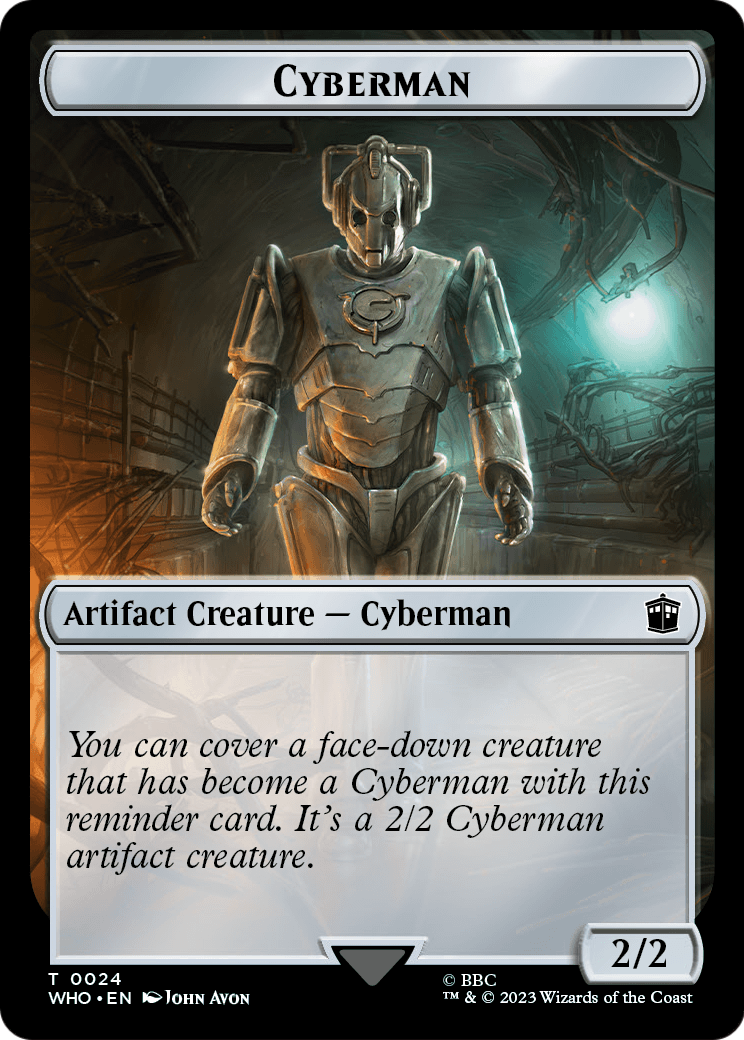 Cyberman (TWHO-024) [Doctor Who Tokens]