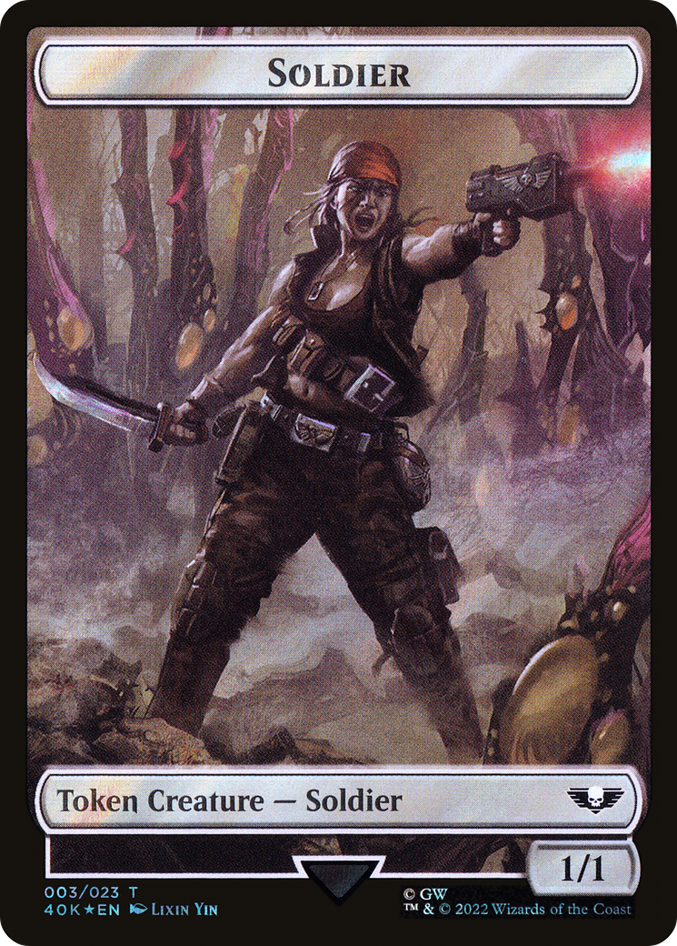 Soldier (T40K-03★) [Warhammer 40,000 Tokens] Foil