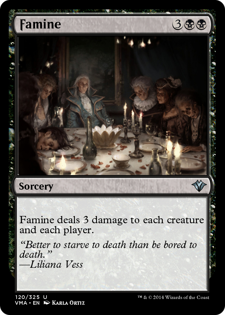 Famine (VMA-120) [Vintage Masters] Foil