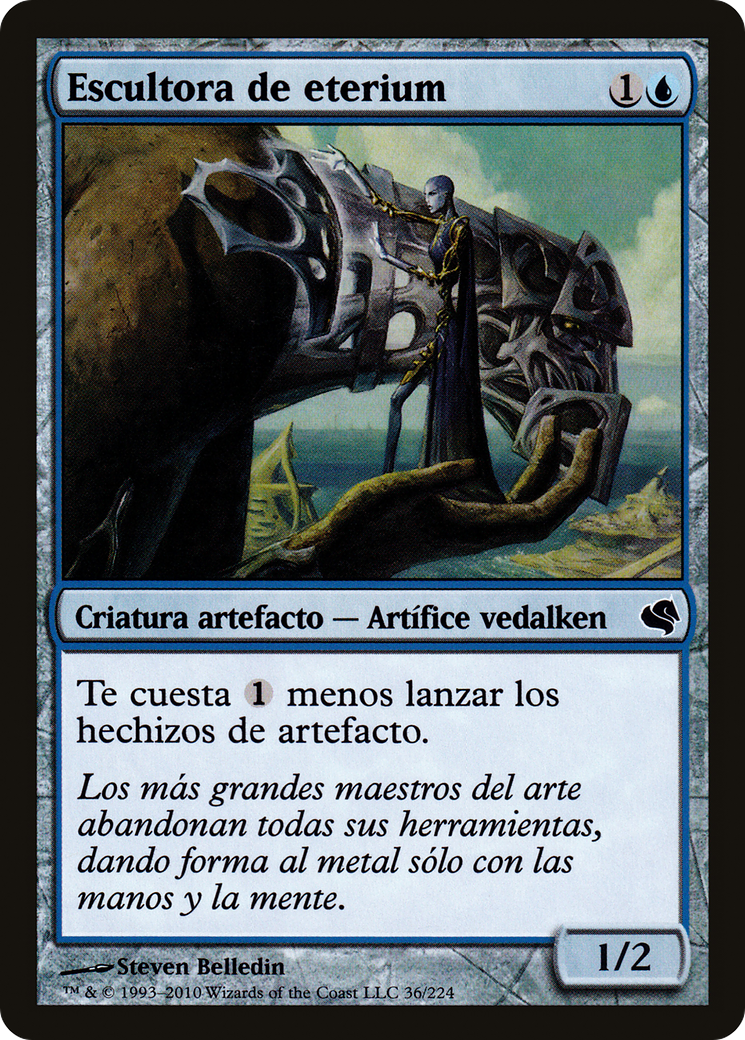 Etherium Sculptor (Spanish) - "Escultor de eterium" (PS11-036) [Salvat 2011]