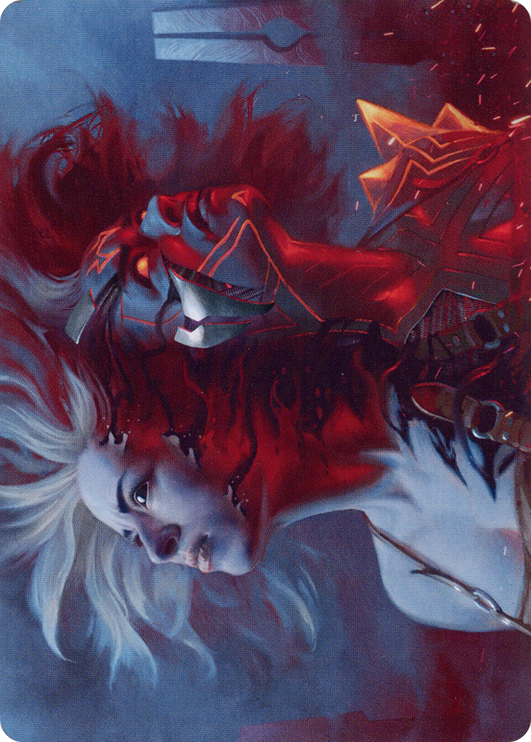 Thrill of Possibility // Thrill of Possibility (AONE-036) (Borderless) [Phyrexia: All Will Be One Art Series]