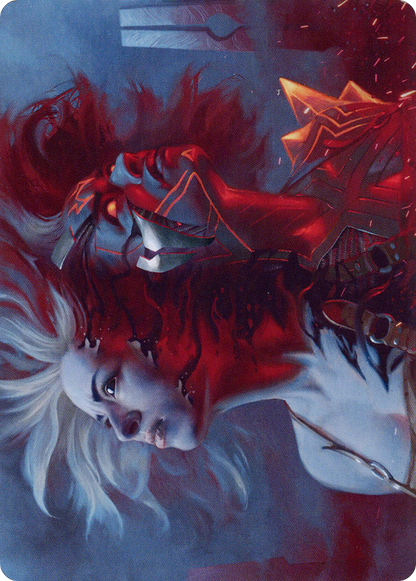 Thrill of Possibility // Thrill of Possibility (AONE-036) (Borderless) [Phyrexia: All Will Be One Art Series] Foil