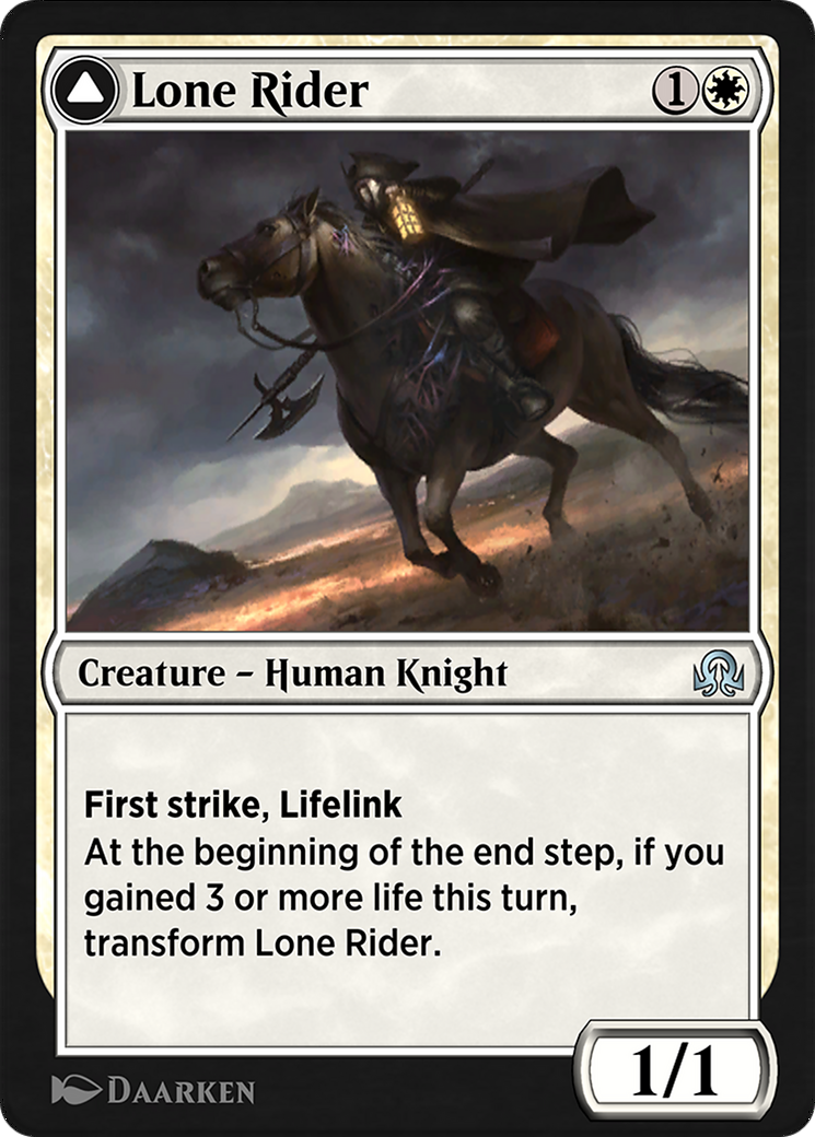 Lone Rider // It That Rides as One (SIR-036) [Shadows over Innistrad Remastered]