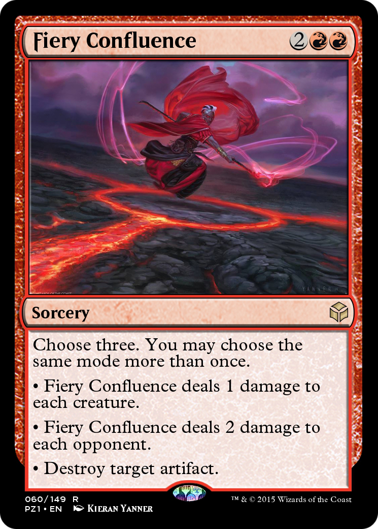 Fiery Confluence (PZ1-060) [Legendary Cube Prize Pack]