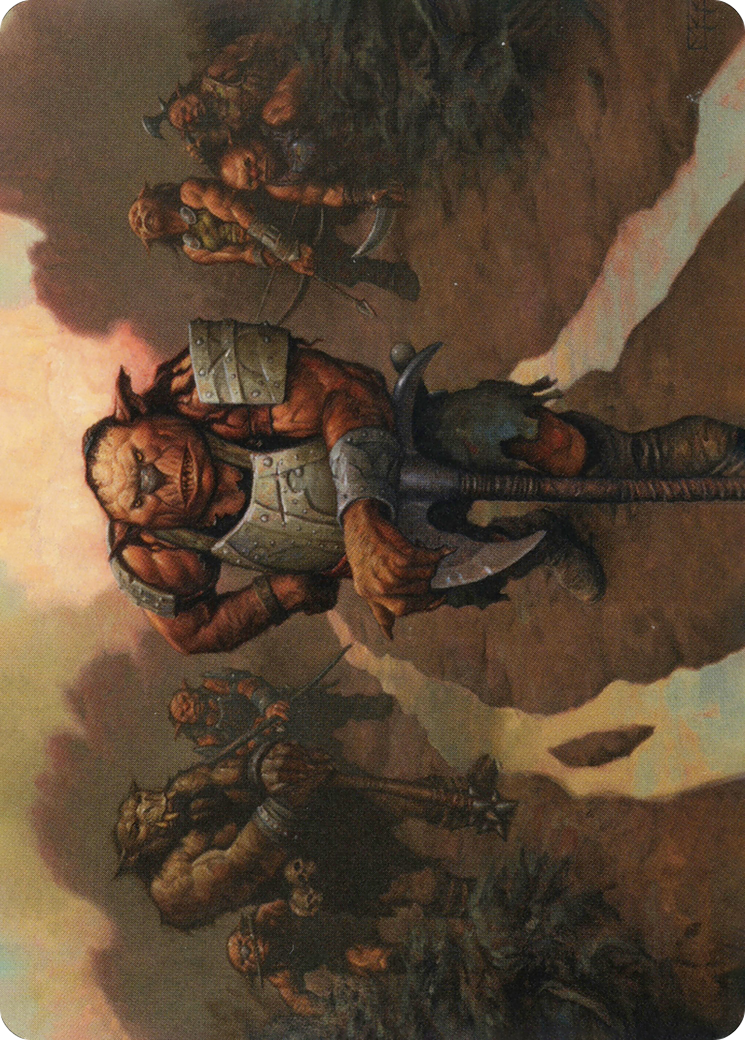 Hobgoblin Bandit Lord // Hobgoblin (AAFR-030) (Borderless) [Adventures in the Forgotten Realms Art Series] Foil