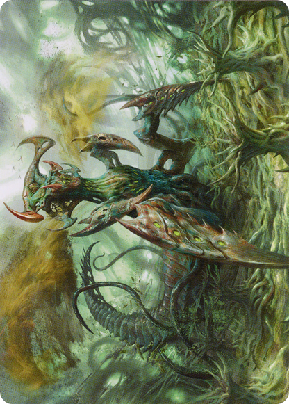 Zopandrel, Hunger Dominus // Zopandrel, Hunger Dominus (AONE-044) (Borderless) [Phyrexia: All Will Be One Art Series] Foil