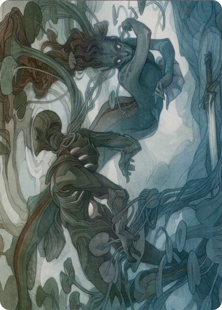 Emry, Lurker of the Loch // Emry, Lurker of the Loch (AMOM-069) (Borderless) [March of the Machine Art Series] Foil
