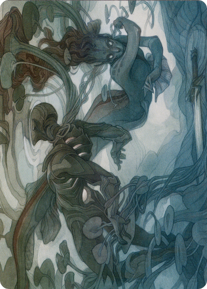 Emry, Lurker of the Loch // Emry, Lurker of the Loch (AMOM-069) (Borderless) [March of the Machine Art Series] Foil