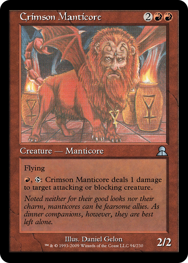 Crimson Manticore (ME3-094) [Masters Edition III] Foil