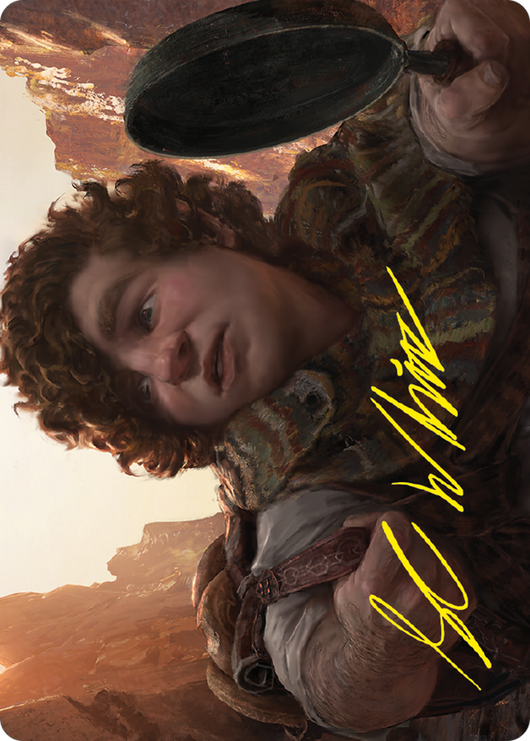 Sam, Loyal Attendant // Sam, Loyal Attendant (ALTR-058) (Borderless) [Tales of Middle-earth Art Series]