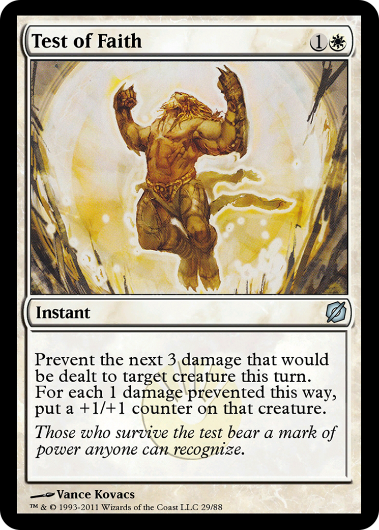 Test of Faith (TD2-029) [Duel Decks: Mirrodin Pure vs. New Phyrexia]