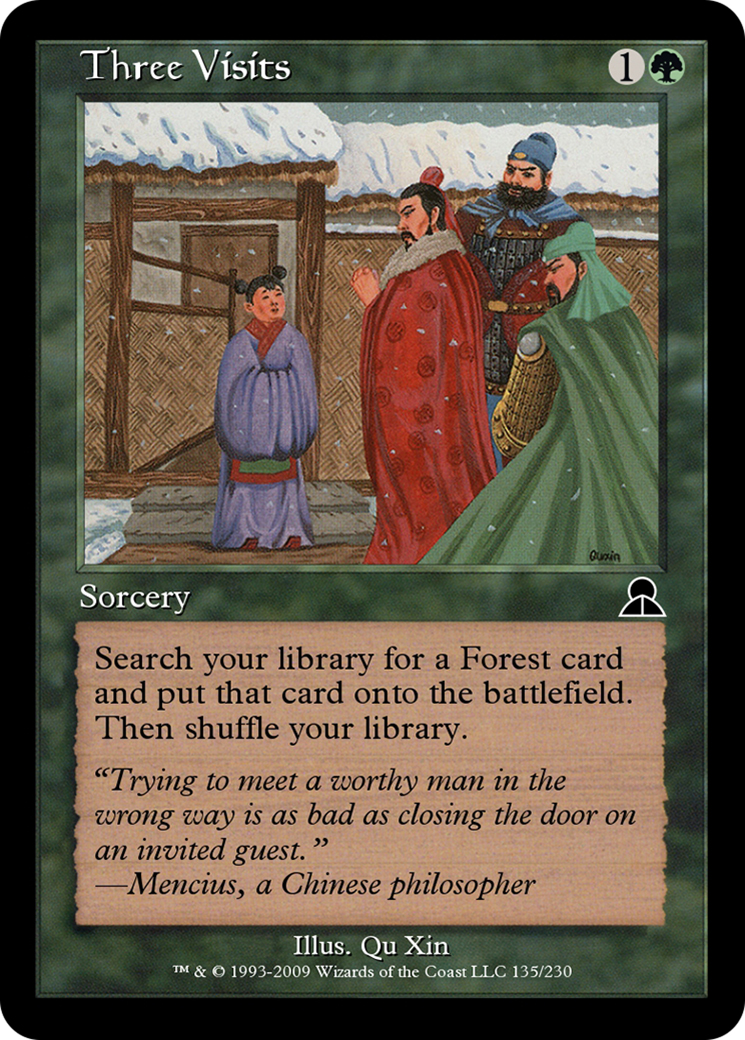 Three Visits (ME3-135) [Masters Edition III] Foil