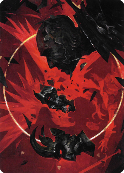 Abrade // Abrade (AVOW-038) (Borderless) [Crimson Vow Art Series] Foil
