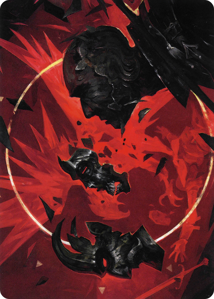 Abrade // Abrade (AVOW-038) (Borderless) [Crimson Vow Art Series]
