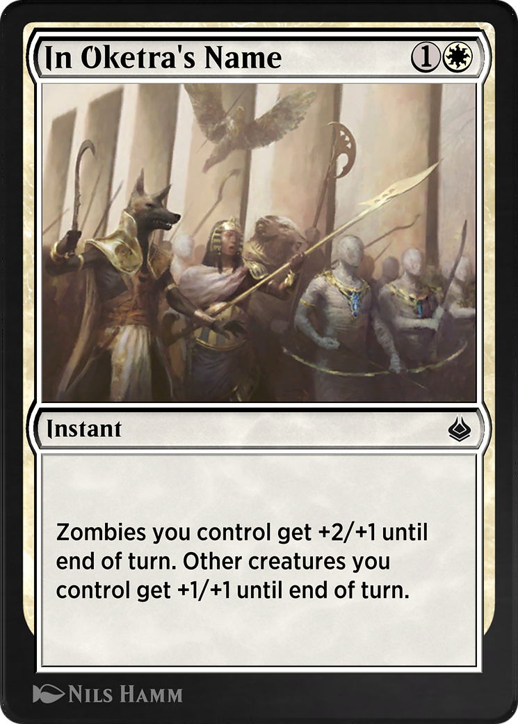 In Oketra's Name (AKR-025) [Amonkhet Remastered]