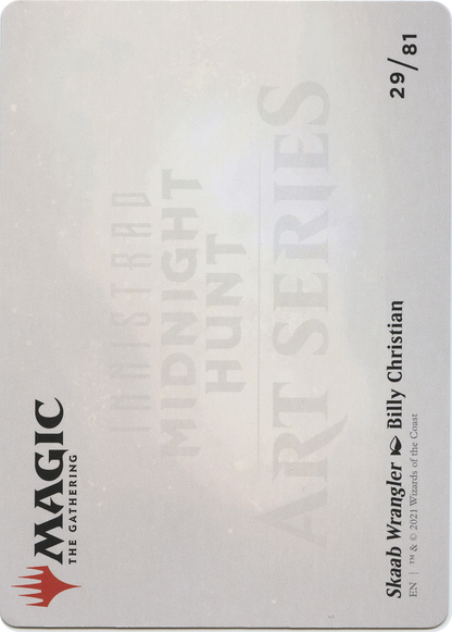 Skaab Wrangler // Skaab Wrangler (AMID-029) (Borderless) [Midnight Hunt Art Series] Foil