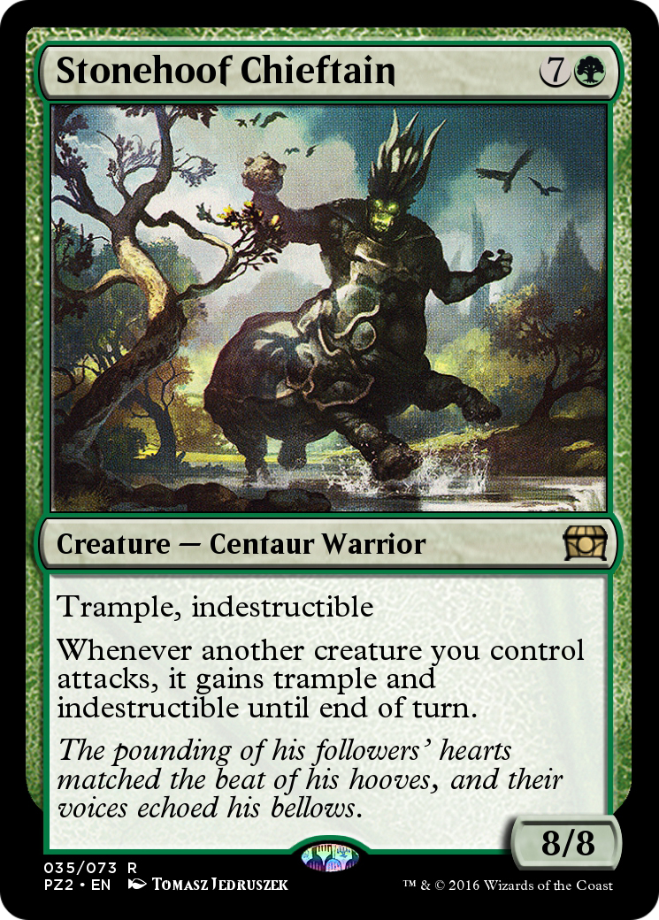 Stonehoof Chieftain (PZ2-035) [Treasure Chest] Foil