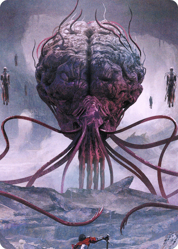Elder Brain // Elder Brain (ACLB-013) (Borderless) [Battle for Baldur's Gate Art Series]