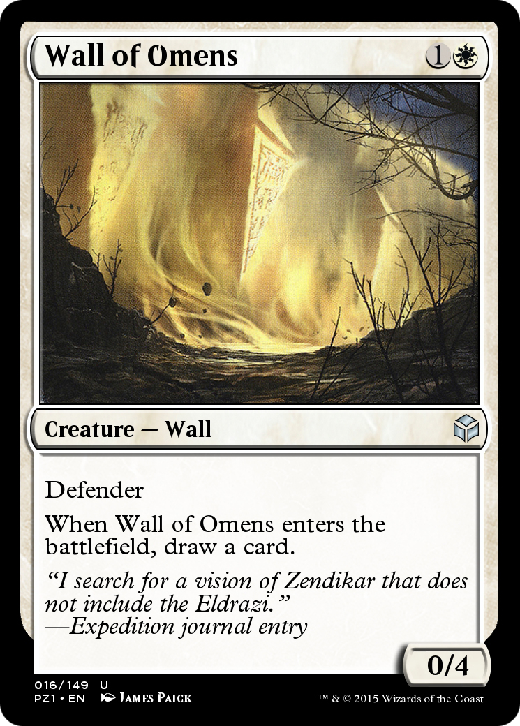 Wall of Omens (PZ1-016) [Legendary Cube Prize Pack]