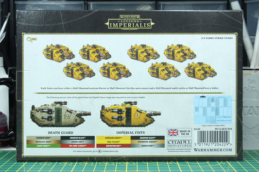 Legions Imperialis Legiones Astartes: Sabre Strike Tank Squadron