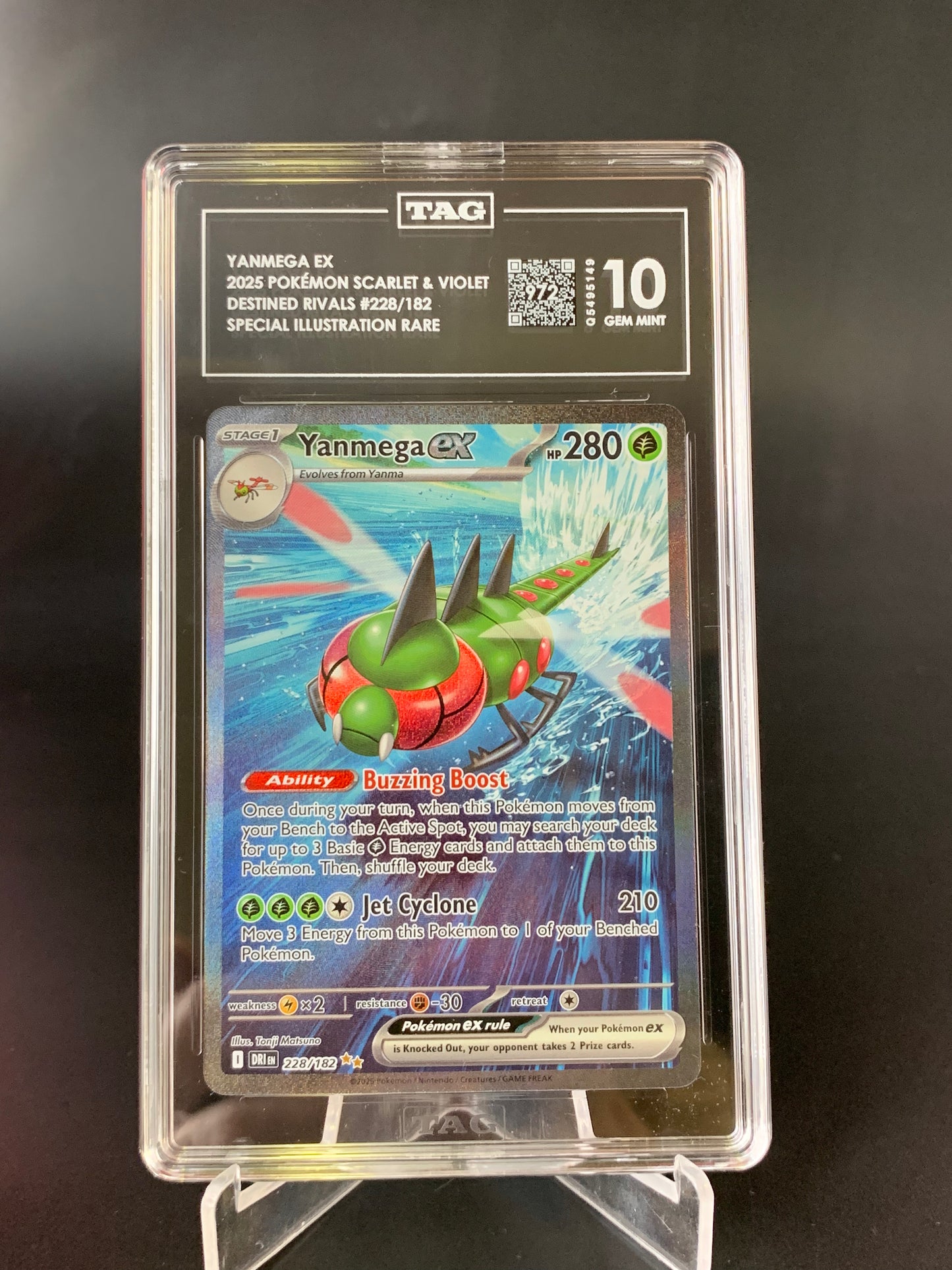 Tag Graded 10 Yanmega ex