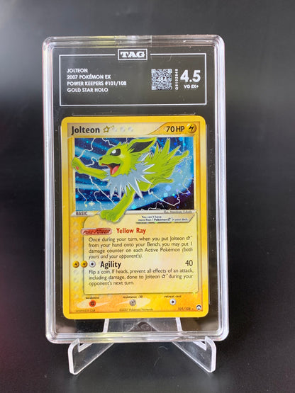 Tag Graded 4.5 Gold Star Jolteon